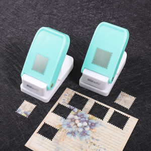 Stamp Shaped Paper Punch Portable Hole Puncher for Crafts Scrapbooking Supplies DIY Card Making & Paper Crafting Tool