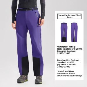 Pioneer camp | Waterproof Hardshell Pants for Outdoor Hiking