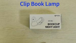 Mini LED Reading Book Light Clip Book Lamp Eye Protection 3 Modes Adjustable Battery Powered Night Light Student Reading Lamp