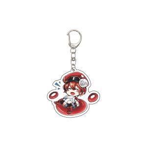 Bandai | Anime Cells At Work! Móc Khóa 55MM Acrylic Móc Khóa Có Hình Tế Bào Máu Đỏ Tế Bào Máu Trắng Tiểu Cầu Macrophage Quà Tặng Giáng Sinh Dễ Thương