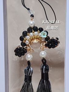 KRISTAL SG: Handmade Colour Crystal Accessories/ 手工彩晶刀马旦挂件