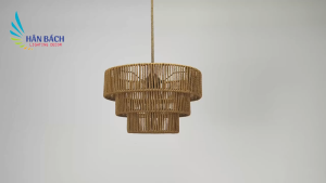 [VỪA RẺ - VỪA ĐẸP] Đèn treo thả trần dây thừng HÂN BÁCH 4TANG decor trang trí quán shop thời trang cổ điển
