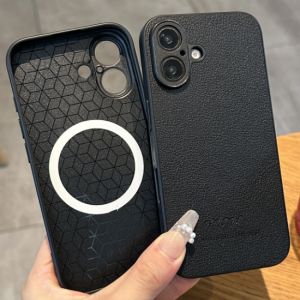 Case for Vivo V60 V 60 VivoV60 5G Phone Case Magnetic Wireless Charging Luxury Leather Texture Shockproof Camera Protection Back Cover For Vivo V60 5G