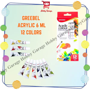 Cat Akrilik Greebel 6ml 12 Warna Premium Set 12W Acrylic