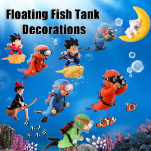 Wukong Aquarium Floating Decoration Son-Goku Cartoon Toy Ocean Landscape Ornament