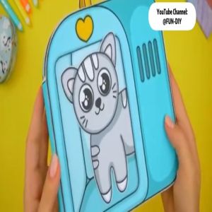 (DIY PACK) CAT HOUSE Busy Book l Paper Doll Book l DIY Book l Quiet Book l Kid Activity Book