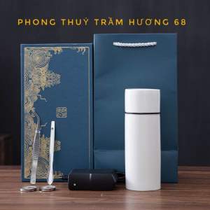 Lư xông trầm tích điện dùng xạc pin có núm điều chỉnh nhiệt nhiệt cao tới 400°C. Chất liệu gốm sứ cao cấp xông được tinh dầu  trầm bột  trầm miếng…( QUÀ TRI ÂN: Hũ Kì Hải Nam 5g mùi thơm sống)