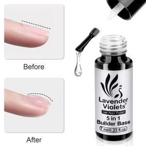 15ml 5 in 1 Builder Base Gel Base/ Building/ Extension/ Enhance/ Adhesive for Home DIY Salon Nail Art Manicure