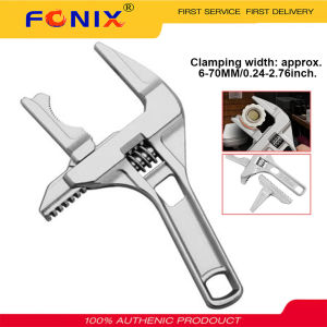 FONIX ประแจปรับได้ประปาห้องน้ำประแจประเเจ Monkey อเนกประสงค์อเนกประสงค์อุปกรณ์ทำมือนัทซิงค์ท่อห้องน้ำประแจเปิดขนาดใหญ่