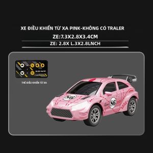 1:64 Mini Hợp Kim RC Xe Đua Điều Khiển Từ Xa 2.4G Bỏ Túi Micro Drift Dành Cho Trẻ Em Để Bàn Đồ Chơi Quà Tặng Kim Loại Pin Lithium Bao Gồm