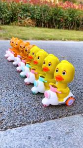 COD Mainan Anak Bayi Tekan Mainan Bentuk Bebek Sepeda Motor Vespa Bisa Untuk Anak sepeda roda 3 anak