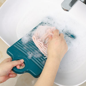 Mini Plastic Washboard Washing Board Portable Laundry Board Shirts Cleaning Laundry Board for Clothes Underwear