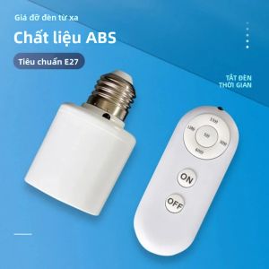 E27 Điều Khiển Từ Xa Không Dây Hẹn Giờ Thông Minh Đui Đèn 110V 220V Đa Đèn Cho Phòng Ngủ Phòng LED Tương Thích