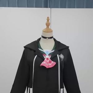 Blue Archive Kyoyama Kazusa Bộ Trang Phục Cosplay Nữ Kèm Áo Hoodie Màu Đen Bộ Đồ Thủy Thủ Váy Và Tóc Giả Cho Lễ Hội Halloween
