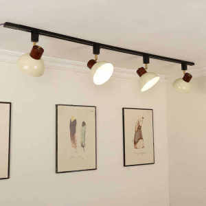 New Arrival Chinese Ancient Style Restaurant Track Spotlight Classy Cream Style Commercial Fill Light Living Room Bedroom Astigmatism Track Lamp