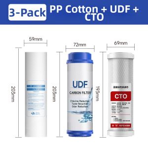 JINXIANQUAN | Drinking Water Filter 8 Inch PP Cotton Filter 22cm Carbon Filter