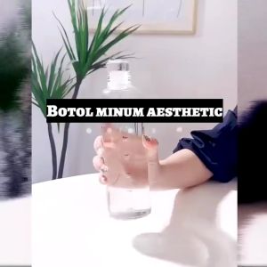 Botol minum 500ml dan 750ml / botol transparan / botol Olahraga / Botol portable