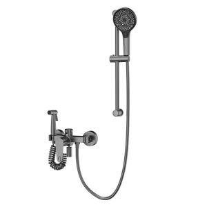 YALANDENG | No Ceiling Showerhead Simple Split Bath Shower Set with Spray Gun