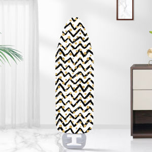 Heavy-Duty Thickened Wave Pattern Ironing Board Cover Pad Durable Heat Resistant Laundry Essentials Universal Print Design