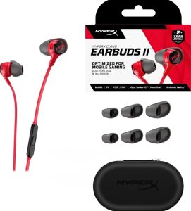 HyperX Cloud Earbuds II 2 Gaming Earphone With Mic Immersive Wired In-game Audio In-Ear Headphone For Phone PS4 PS5 Xbox Series