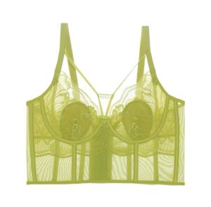 Adjustable Breast Holding Shaping Bra Lace Intimates Womens Soft Underwire Push up Bra Thin Rabbit Ear Bra