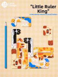 SANNIANERBAN | Cute Mini Ruler Set for Students 5cm