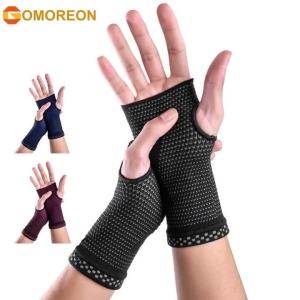 GOMOREON Wrist Compression Sleeves for Carpal Tunnel and Pain Relief Treatment Wrist Support for Women and Men
