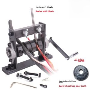 Manual Copper Wire Stripping Machine Small Home Use Two Hand Pull Scrap Wire Cable Stripping Tool Hand Operated Skin Remover