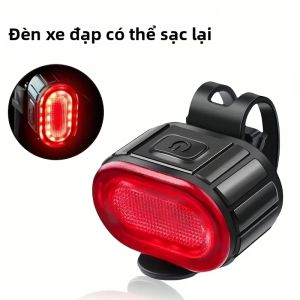 Bộ Đèn Xe Đạp LED Sạc USB 1000LM Với Cảm Biến Thông Minh Đèn An Toàn Trước Và Sau Chống Nước Đèn Pin Sáng Cho Người Đi Xe Đạp