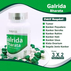 Galrida Bharata Obat Tumor Kanker Payudara Serviks Miom Kista Tiroid Liphoma 100% Herbal