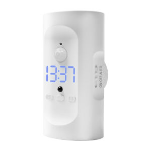 3 Colors Magnetic LED Wall Lamp with Human Body Induction Remote Control Bedside Night Light Aisle Atmosphere Lighting