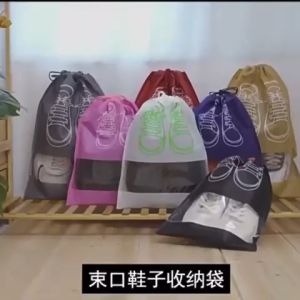 POUCH SERUT PENYIMPANAN SEPATU SANDAL / TAS ORGANIZER TRAVELING SHOES BAG