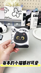 SEA JJT Sổ Tay Hình Tròn Nhỏ Sổ Ghi Chép Hoạt Hình Dễ Thương Siêu Dễ Thương Mini Xách Tay Xách Tay Xách Tay