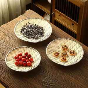 Yisheng | Handmade Bamboo Steamer Tray with Stainless Steel Edging