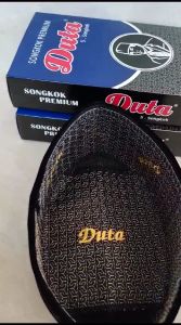 Songkok PREMIUM DUTA Ac Hitampeci hitam tinggi 7cm/8cm/9cm/10cmkopiah Hitam ac bahan tebal dan halus