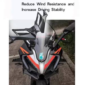 For KawasakiNinja 300 Ninja250 NINJA300/250 EX300 2013-2017 Motorcycle Winglet Aerodynamic Wing Kit Spoiler Motor Accessories