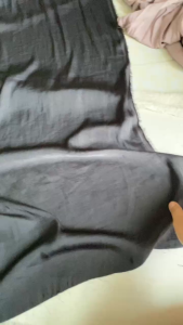 Vải Đũi Tơ Màu Đen Chì Khổ 1m5 - Chất Mềm Rũ Không Giãn Mỏng Vừa - Làm Lót Bộ Áo Kiểu Đầm