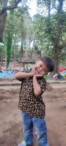 Baju Kemeja Anak Umur 2-7 Tahun Motif Leopard