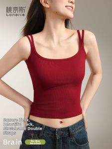 TONERCE | Vintage Retro Padding One-Piece Slimming Backless Tank Top