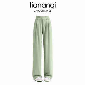 Plus Size Womens New Summer Chinese Style Traditional Womens Short-Sleeved Plate Buttons White T-shirt Ink Painting Loose Pants plus Size Suit