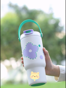 HOLO FIASK Tumbler 780ml Vacuum Insulated Stainless Steel Water Bottle with Straw Coffee Mug Gift - Sports Water Bottles