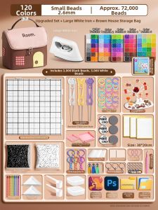 MINGZHUO | High Quality Non-Toxic DIY Bean Art Set Girls Gift Box