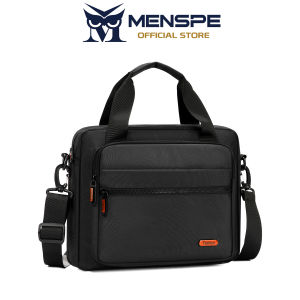 MENSPE Mens Shoulder Bag Business Laptop Bag Fashion Waterproof Messenger Bag Portable Travel Bag Large Capacity Handbag Cross Body Bag Lightweight Casual Bag Leisure Sport Street Bag