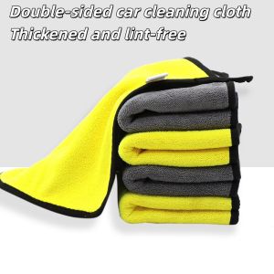 Car Wash Microfiber Towel 30x30/60CM Hemming Design Super Absorbent Car Cleaning Drying Cloth Auto Detailing Car Care Towel