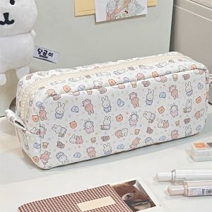 Miffy Kawaii Large Capacity Stationery Pencil Case Lipstick Cosmetics Storage Makeup Bag Cute Gift Toy S
