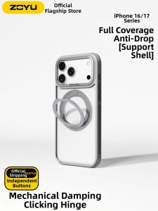 Zoyu | 360 Magnetic Rotating Stand Case for iPhone 17ProMax