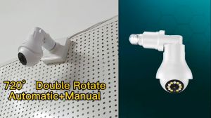 กล้องวงจรปิดบ้าน 360° WIFI IP Camera 1080P 3ล้านพิกเซล กล้องวงจรปิดร้สาย ไฟLED ระยะไกลคุย แจ้งเดือน App:V380Pro ดูได้ 24 ชม