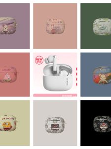 Edifier Zero pro Wireless Bluetooth Earphone Case Silicone Soft Shell Anti-Fall for Men And Women Couple Cartoon Matte Finish