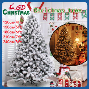 GD Christmas Christmas decoration PVC Xmas Tree with snow Flocking Craft Artificial Christmas Tree For Decoration