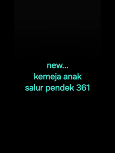 Kemeja Anak Laki-Laki Pendek Salur Polos - Bahan Lengan Pendek Usia 3-12 Tahun